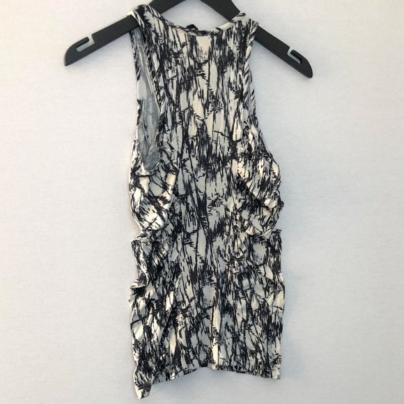 GUESS White & Black Marble Tank - Picture 3 of 6